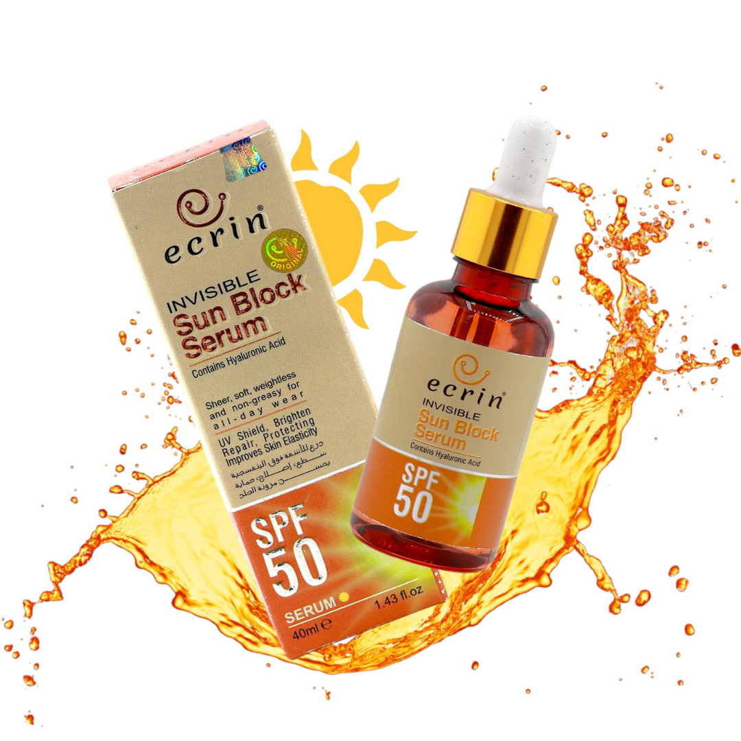 Ecrin Sun Block Serum (invisible) - 40ml - Get Incredible Results 