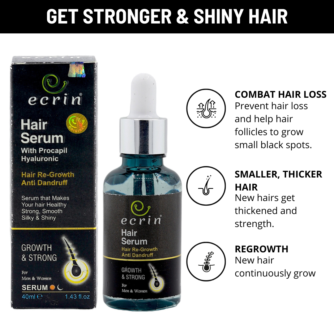 Ecrin Hair Growth Serum - 40 ml - Best Results