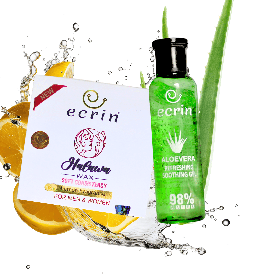 Discount Bundle  Ecrin Halawa Wax + Ecrin Aloevera Gel