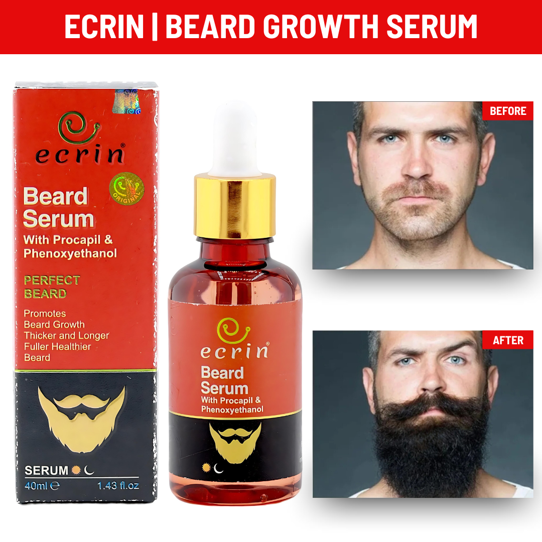 Ecrin Beard Growth Serum - 40ml - Get Best Results