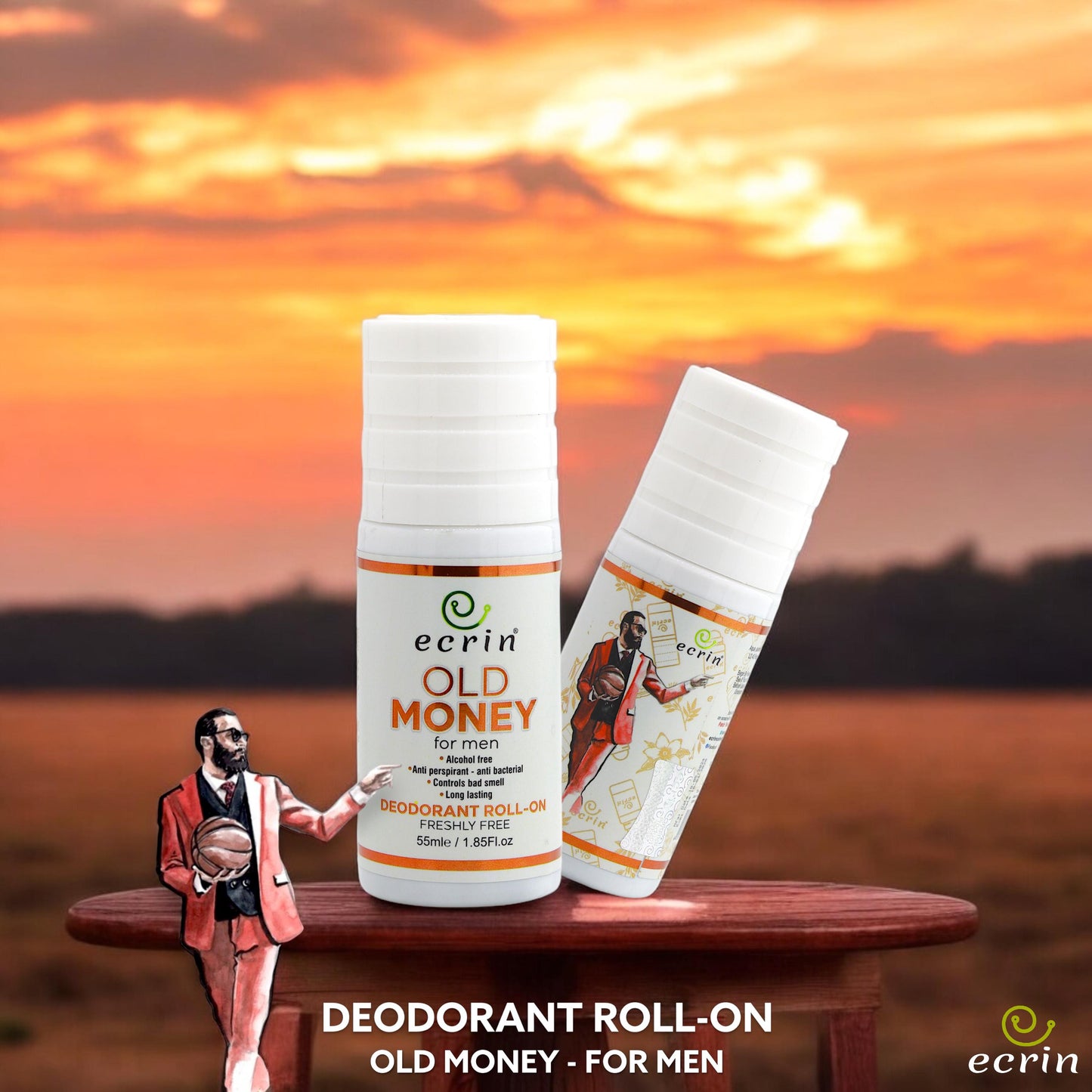 Ecrin Old Money Roll On-Deodorant  For Under Arms