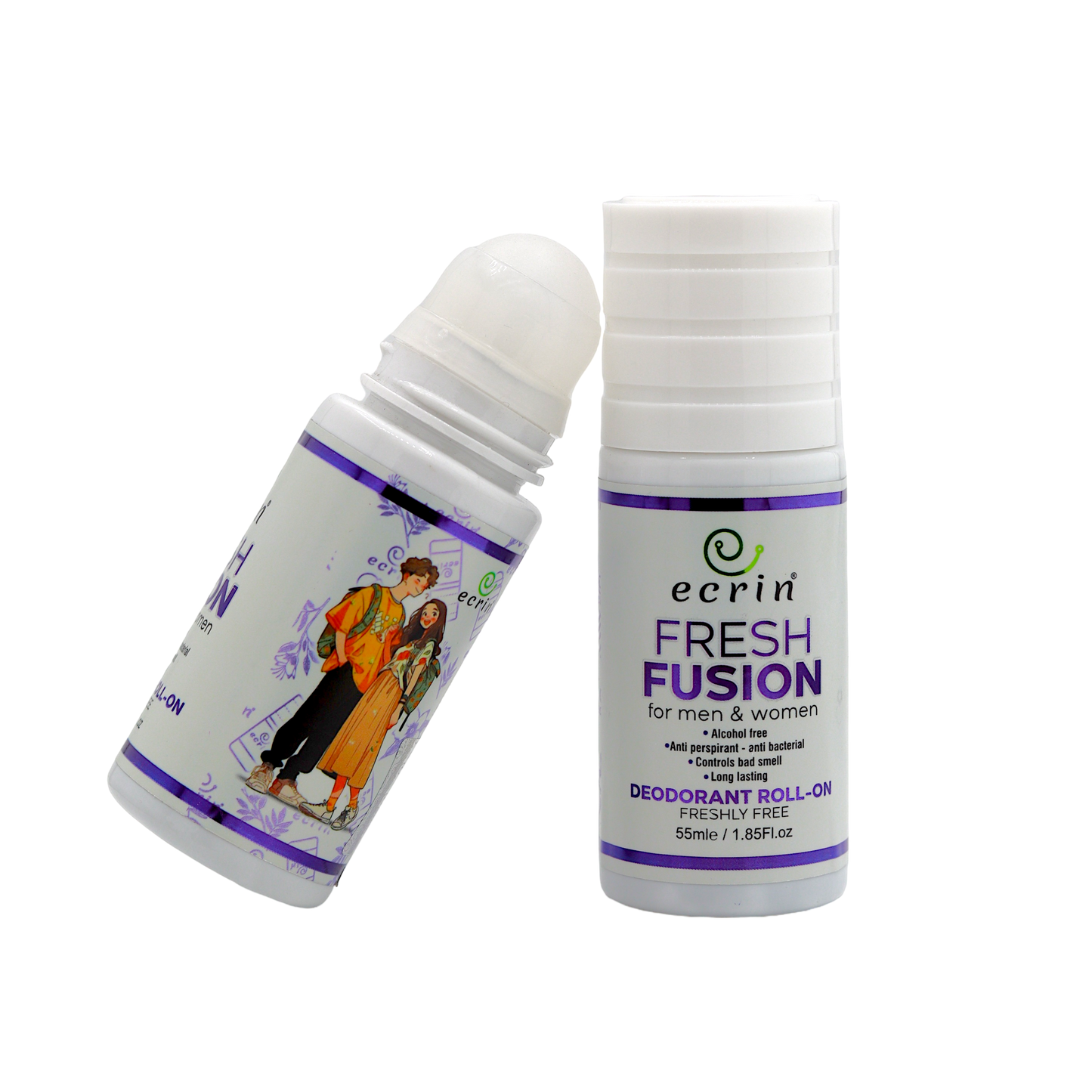 Ecrin Fresh Fusion Roll On-Deodorant  For Under Arms