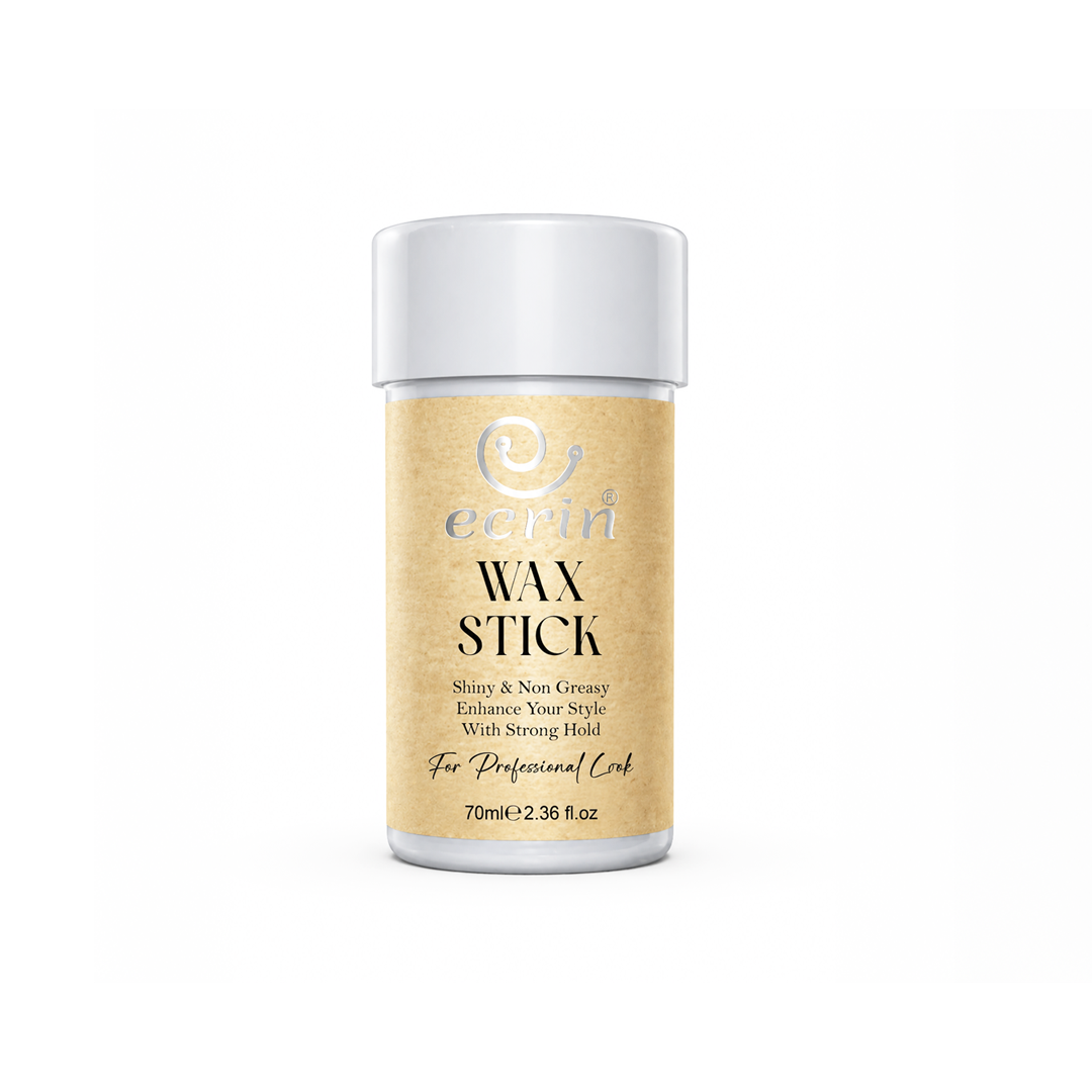 Ecrin Wax Stick – Strong Hold Hair Styling Stick for Flyaways, Frizz & Slick Back Styles | 70ml